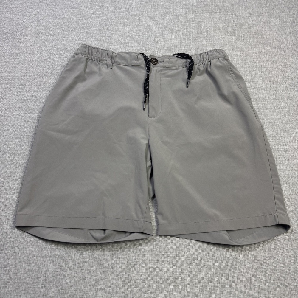 Chubbies Everywhere 8" Chino Shorts Mens XL Gray Drawstring Performance